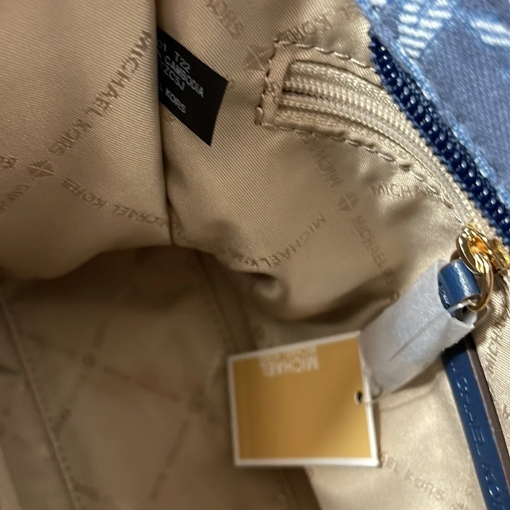 MICHAEL KORS 💙 Small Logo Jacquard Crossbody Bag tote